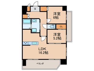 サクラリアヨシナガの物件間取画像